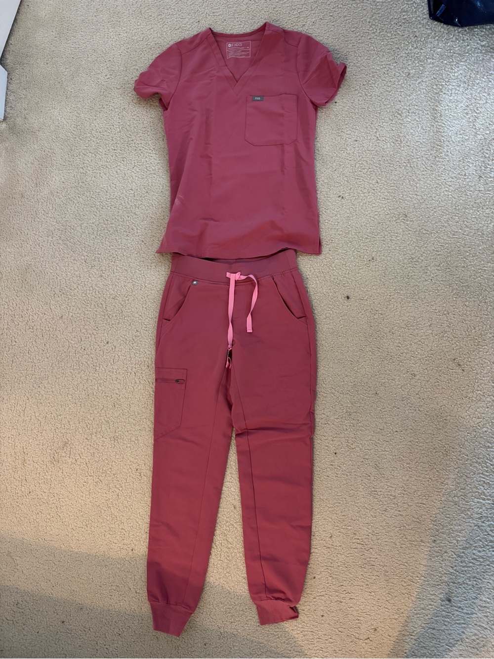 Figs Scrubs in Pink